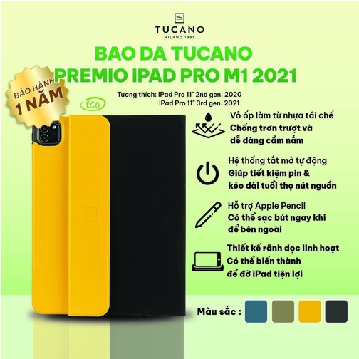 Bao da Tucano premio iPad Pro M1 2021 11'