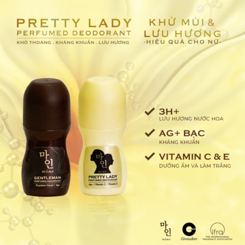 Gentleman Deodorant Perfume - Lăn khử mùi nước hoa
