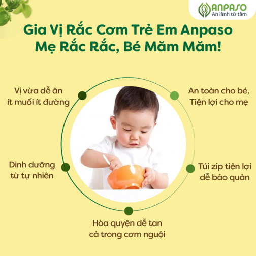 Gia vị rắc cơm trẻ em vị Cá hồi