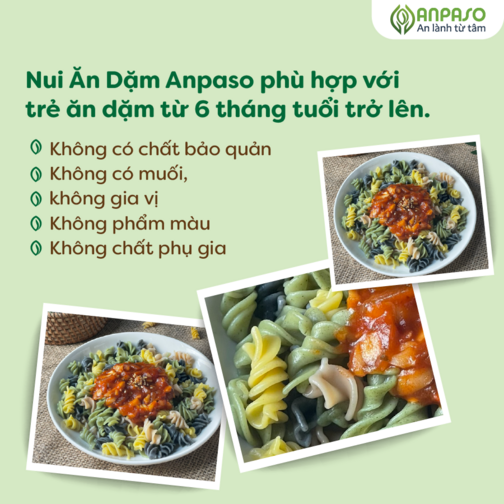 Bột mì, bột sắn dây lành tính, rau củ chế biến (bột rau củ), bí đỏ. 