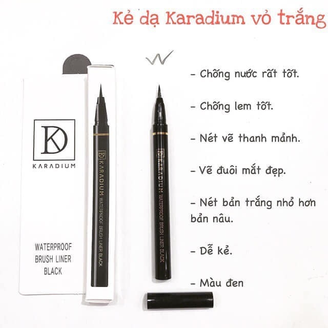 Dạ kẻ mắt - Karadium VỎ TRẮNG-HÀN