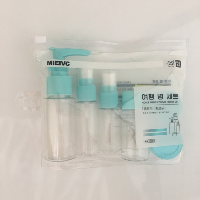 Bộ chiết mỹ phẩm 6 món mini Hàn Quốc