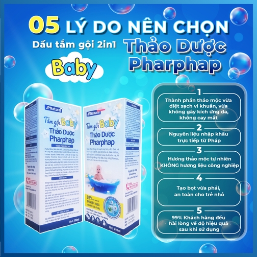  TẮM GỘI BABY THẢO DƯỢC PHARPHAP