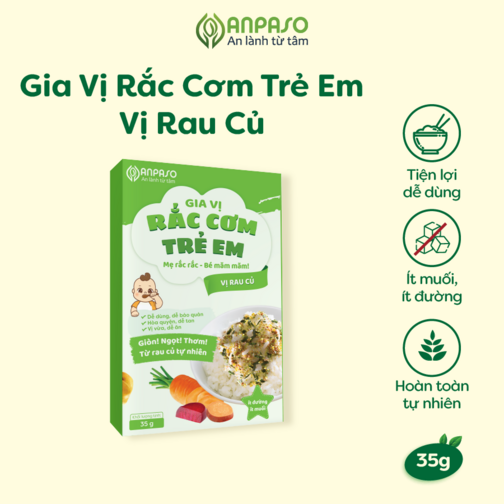 Gia vị rắc cơm trẻ em vị Rau củ