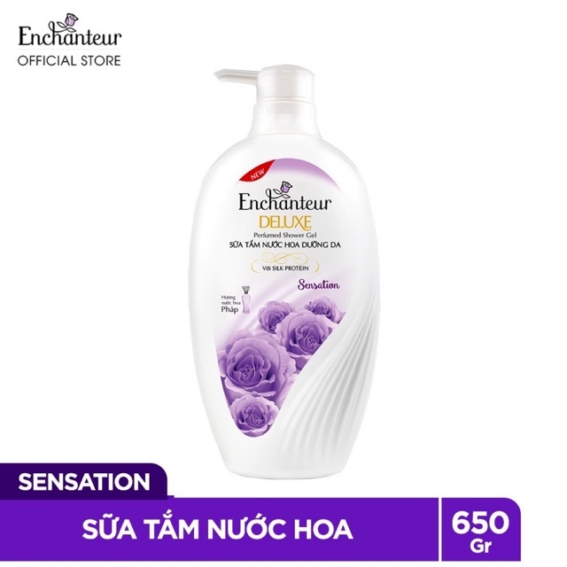 Sữa tắm Enchanteur sensation dưỡng da hương nước hoa