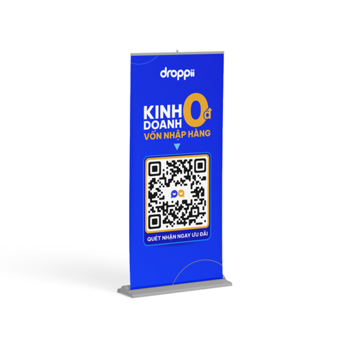 Standee QR Code loại cuốn cao cấp
