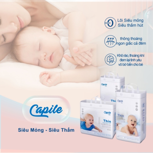 Tã dán trẻ em nội địa Thái Lan Nhãn Hiệu Capile  - Thương hiệu: Capile