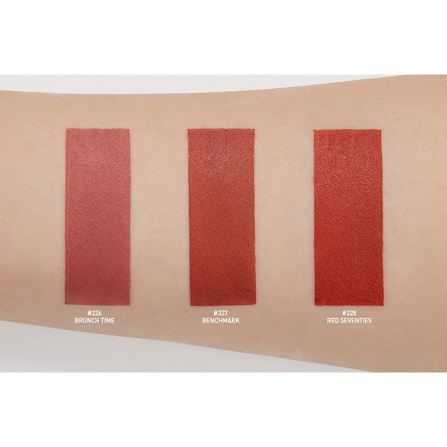 Son 3CE Matte Lip Color mẫu vỏ vàng 2018 #226 #227 #228-hàn
