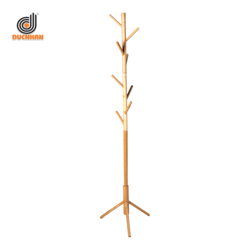 Móc (Cây) treo đồ đa năng bằng gỗ cao su - ĐỨC NHÂN  2. Thương hiệu: Đức Nhân Group