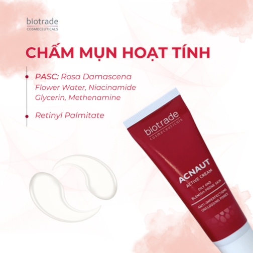  Kem chấm mụn hoạt tính BIOTRADE ACNAUT ACTIVE CREAM