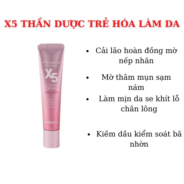 KEM DƯỠNG PREMIUM RETINOL X5-hàn