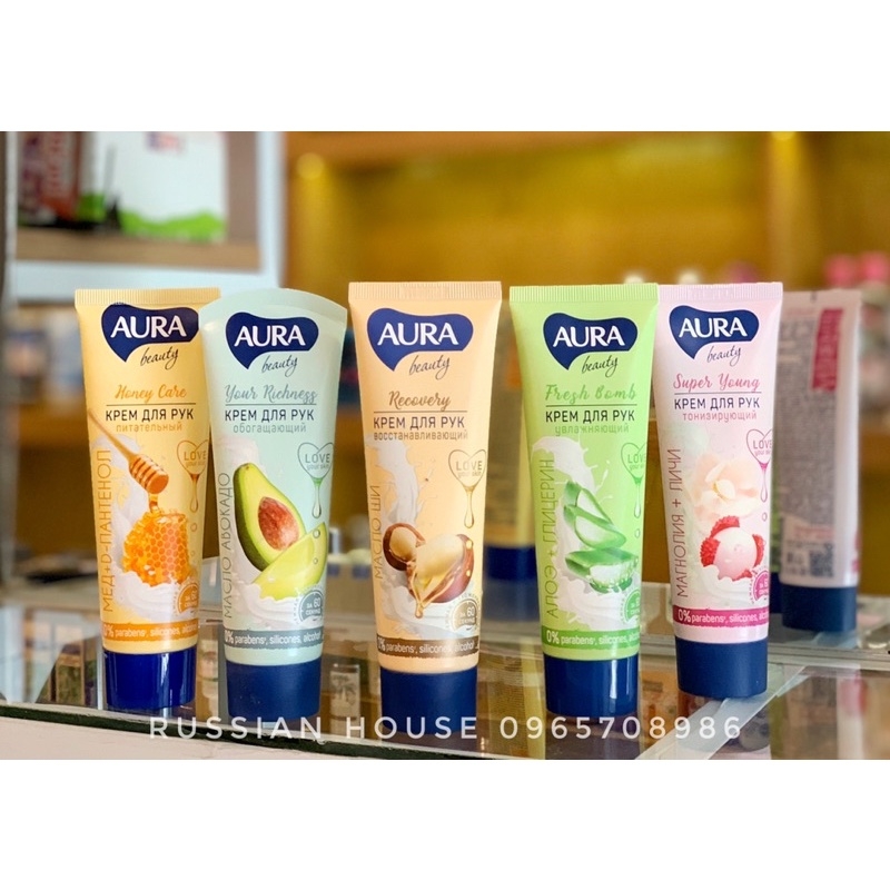 Kem Dưỡng Da Tay Aura Nga - 75m-nga