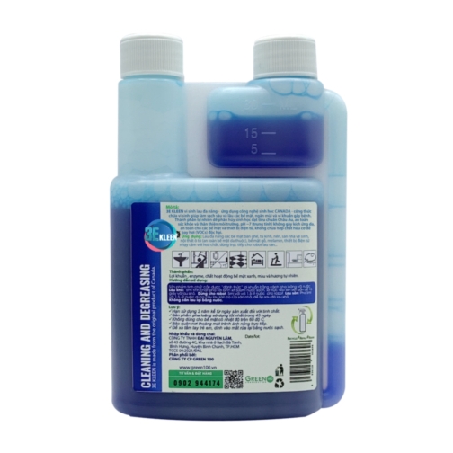 Bộ vi sinh lau chùi đa năng 3E Kleen (1 chai 500ml + 1 bình 250ml)