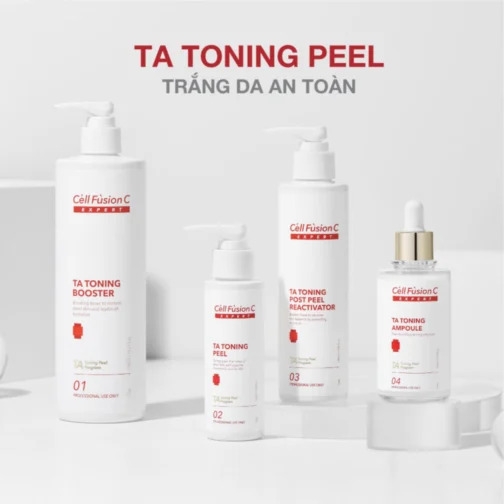  Bộ Sản Phẩm Peel Trắng Da An Toàn TA Toning Peel  Thương hiệu: Cell Fusion C  Xuất xứ: Hàn Quốc