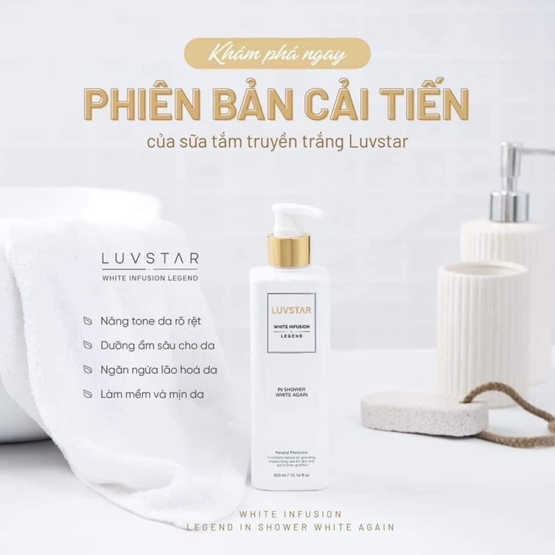 Ủ Tắm Trắng Da Luvstar Body Tone Up Cream-hàn