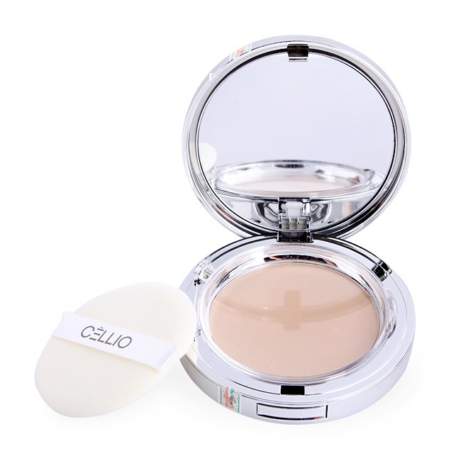 Phấn phủ siêu mịn Cellio Ex Collagen-hàn