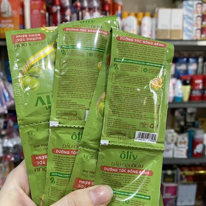 Dầu gội Ôliv dưỡng tóc bồng bềnh 5.8ml x 12 gói