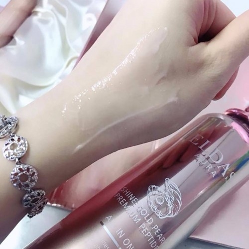 Tinh Chất Tế Bào Gốc Eldas Aura Shine Gold Pearl Premium Peptide All In One Coréana-hàn