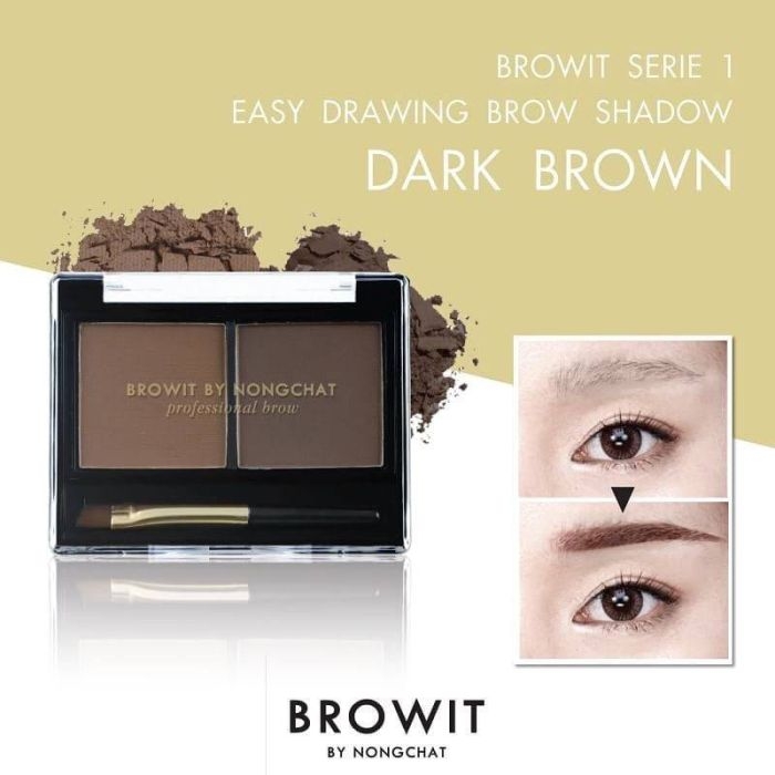 Bột tán chân mày NONGCHAT BROWIT - 2 màu-HÀN