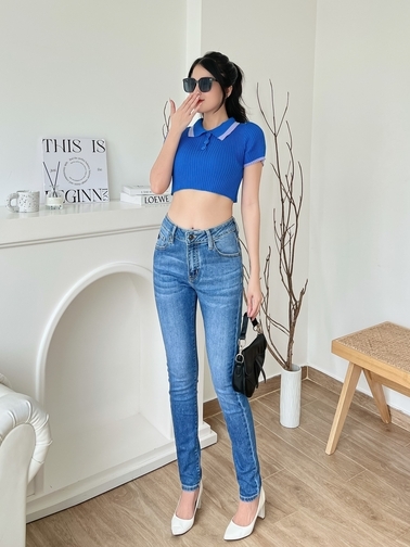 Quần jeans nữ Aubent JD37 màu nhạt