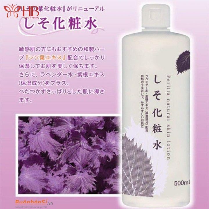Nước hoa hồng tía tô Dokudami Natural - Nhật