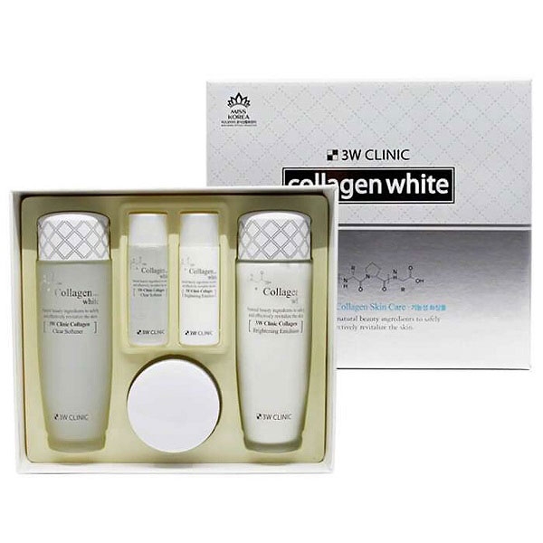 Bộ Dưỡng Da Collagen 3W Clinic - TRẮNG-hàn
