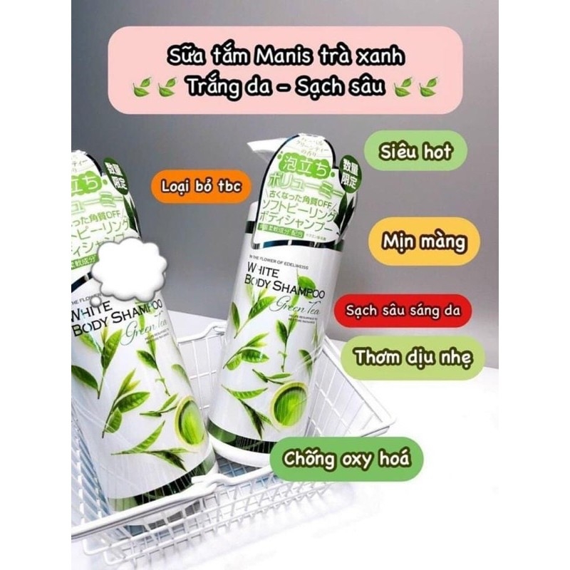 Sữa tắm Manis White Body Shampoo Nhật BảnTrắng Manis - Nhật
