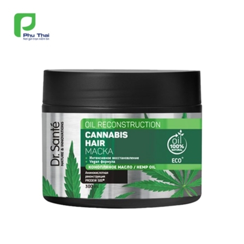  Kem ủ chăm sóc tóc chuyên sâu, phục hồi hư tổn - Cannabis Hair  Thương hiệu: DR.SANTE’ ELFA PHARM  Xuất xứ: Balan