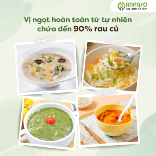 Set bột nêm ăn dặm Anpaso vị măng tây 180g   