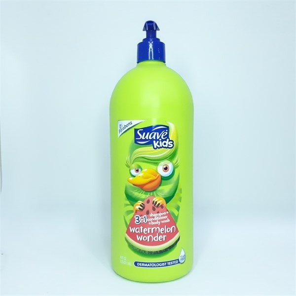 Sữa tắm, Gội và Xả Cho Bé Suave Kids 3 in1- 532ML-usa
