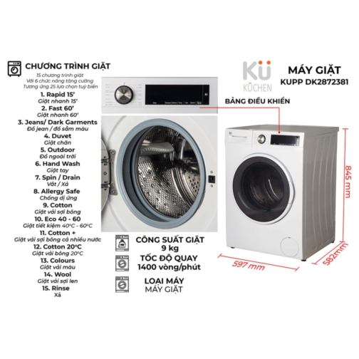  MÁY GIẶT KUCHEN KUPP DK2872381