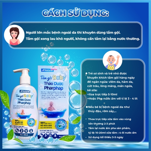  TẮM GỘI BABY THẢO DƯỢC PHARPHAP
