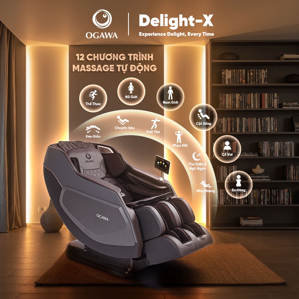 Ghế massage Delight X, hiệu Ogawa (OGVN-5574)