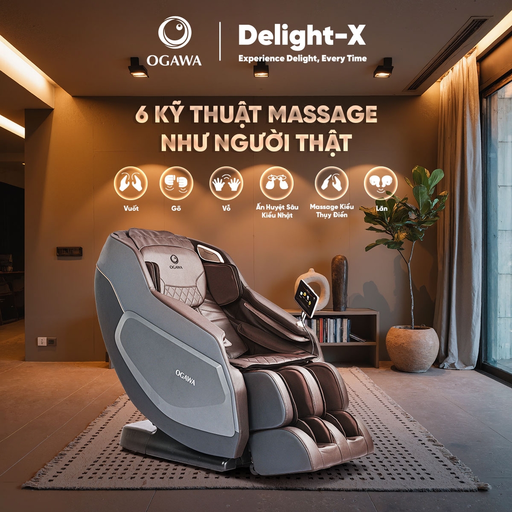Ghế massage Delight X, hiệu Ogawa (OGVN-5574)