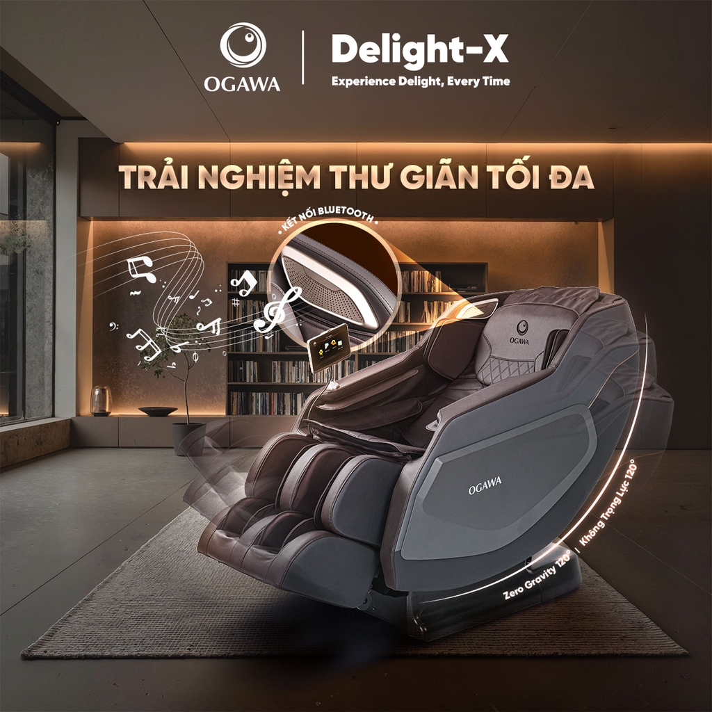 Ghế massage Delight X, hiệu Ogawa (OGVN-5574)