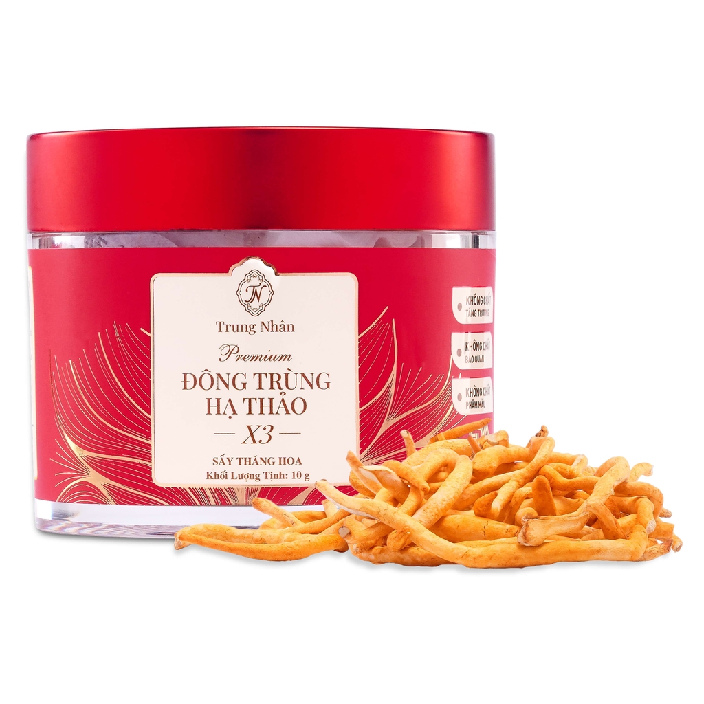 Đông trùng hạ thảo X3 Premium   Thương hiệu: Trung Nhân
