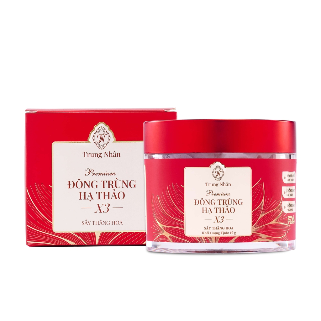 Đông trùng hạ thảo X3 Premium   Thương hiệu: Trung Nhân