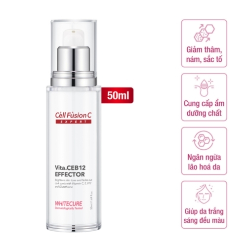 Cell Fusion C Expert - Tinh chất dưỡng trắng & đều màu da WhiteCure VITA.CEB12 EFFECTOR