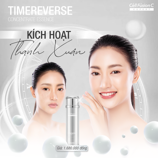 Tinh chất săn chắc, ngăn ngừa lão hóa 3in1 Cell Fusion C Expert Time Reverse Concentrate Essence  2. Thương hiệu: Cell Fusion C Expert  3. Xuất xứ: Hàn Quốc