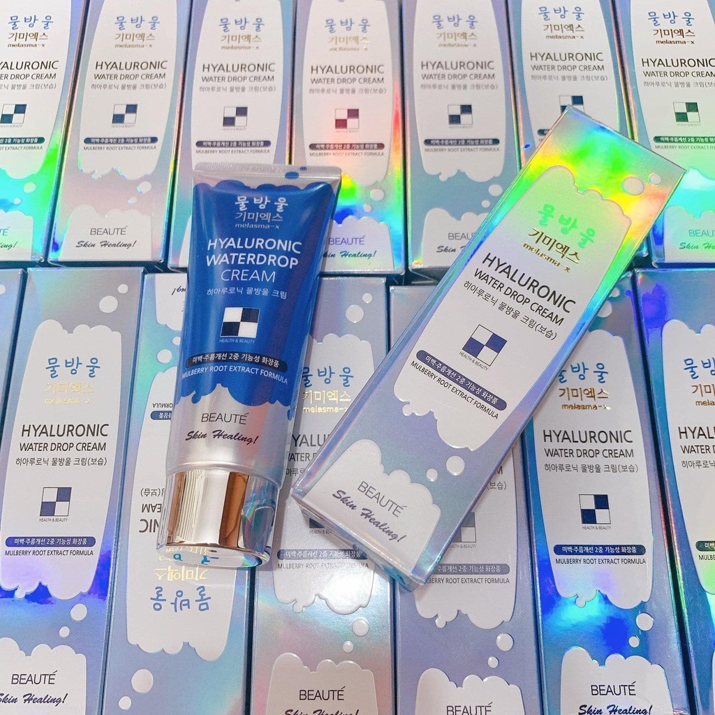 Kem Dưỡng Ẩm Dưỡng Da Cấp Nước Hàn Quốc Melasma-x Hyaluronic Water Drop Cream
