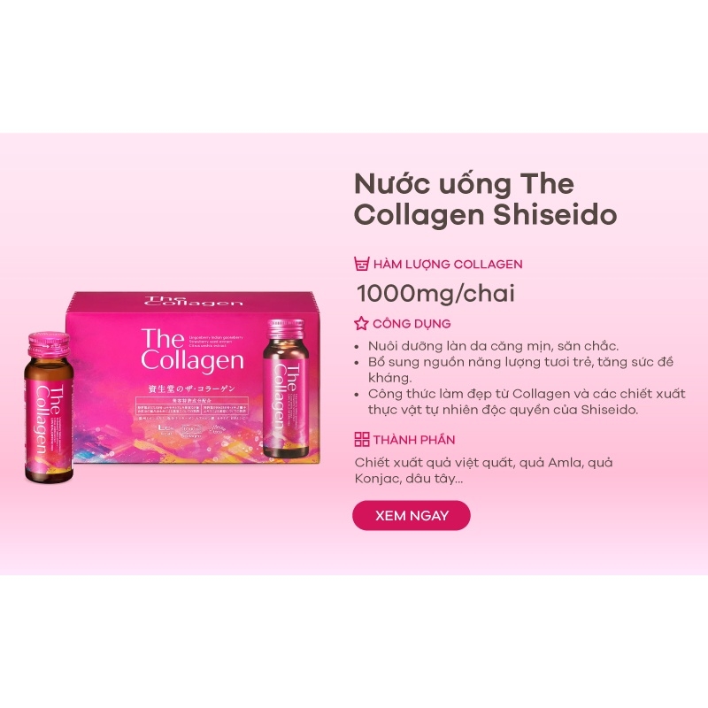 Nước uống The Collagen Nhật Bản ( Hộp màu đỏ)-nhật