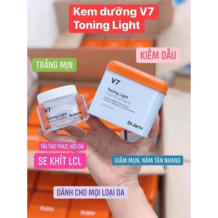 Kem Lên Tone Mặt - V7 FULL 50ML-hàn