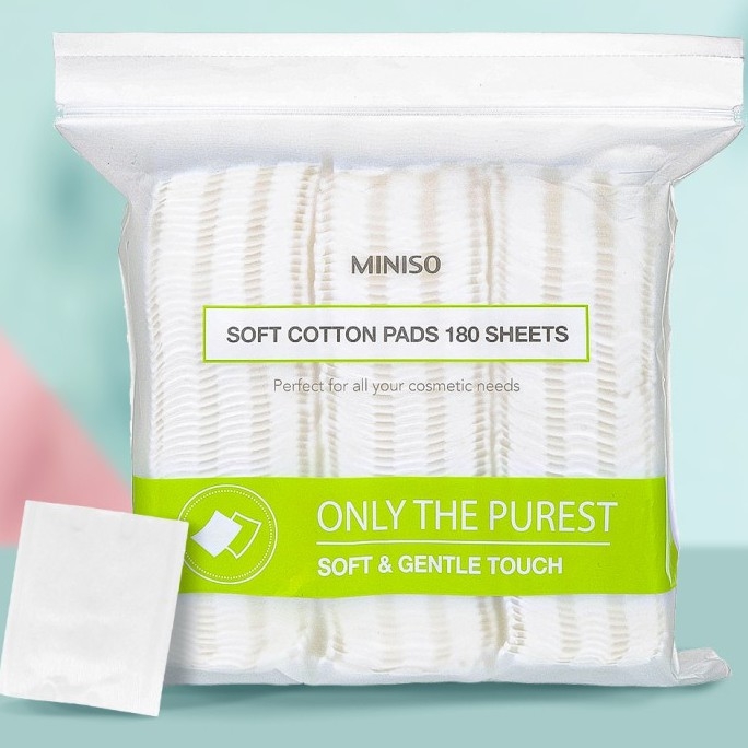 Bông tẩy trang miniso 180 miếng-X-NHẬT