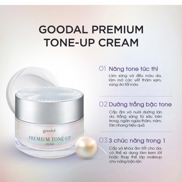Kem Ốc Sên Goodal Premium Snail Tone Up Cream 30Ml