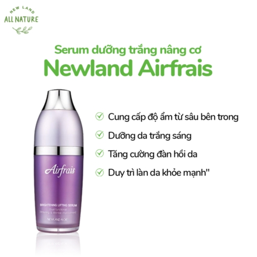 Serum dưỡng trắng nâng cơ Newland Airfrais  Xuất xứ: Hàn Quốc 
