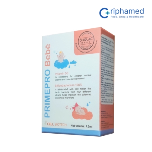 Sản phẩm hỗ trợ phát triển toàn diện hệ tiêu hoá và tối ưu tăng trưởng PrimePRO Bebé