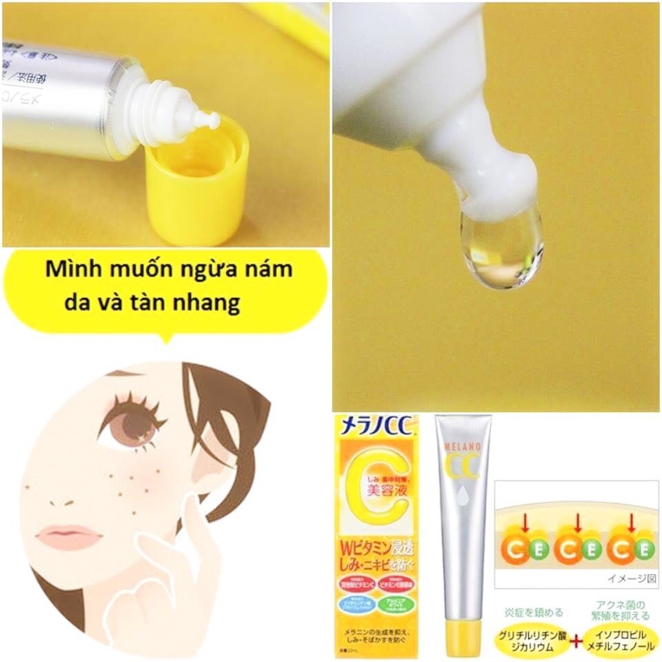 Tinh Chất Đặc Trị Nám Mụn Cc Melano- NHẬT
