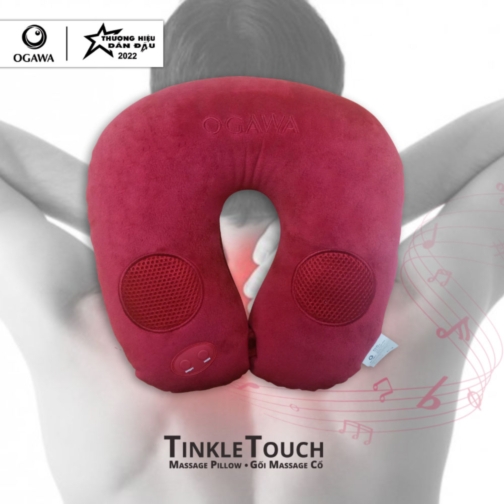  OGAWA Tinkle Touch Music Massage Pillow/ Gối massage cổ cùng âm nhạc OGAWA Tinkle Touch (OL0501) 