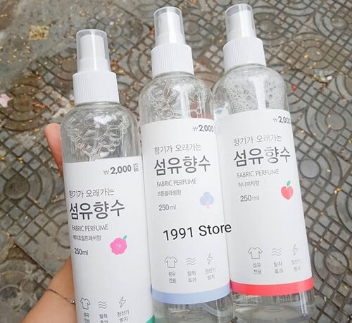 Xịt thơm quần áo FABRIC PERFUMEi Hàn Quốc