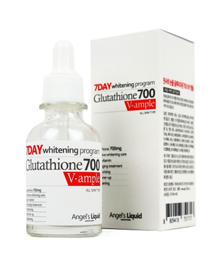Huyết thanh trắng da 7day Whitening Program Glutathione 700 V-ample-MẪU MỚI